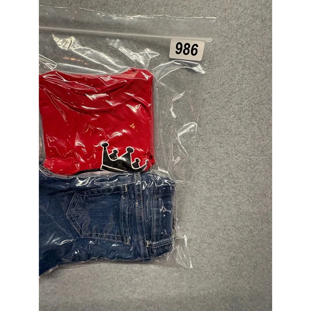 Childrens Place Skinny Jeans 4T & Delta Princess 2 Florida Shirt Size 5/6 Set - Picture 10 of 10